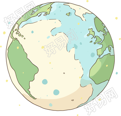 绿色地球可商用PNG素材