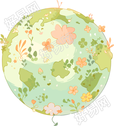 绿色地球商业设计素材