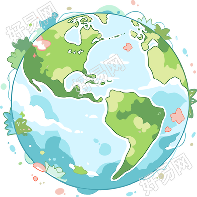 绿色地球可商用图形素材