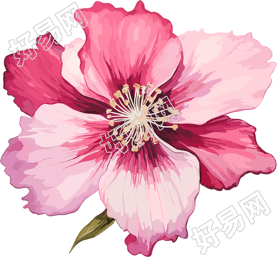 水彩花卉可商用插图