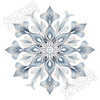 雪花柔和灰色调素材