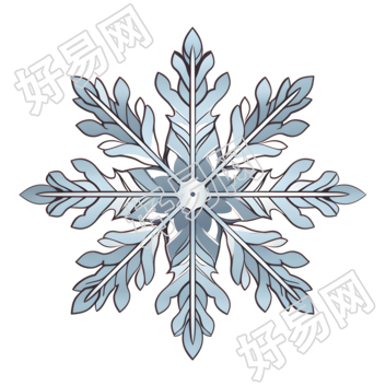 雪花商业设计元素