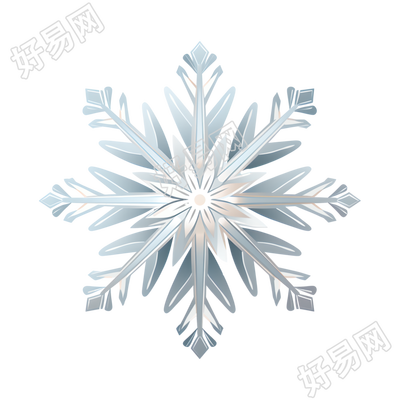 雪花矢量艺术插图