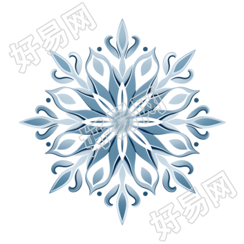 雪花商业设计元素