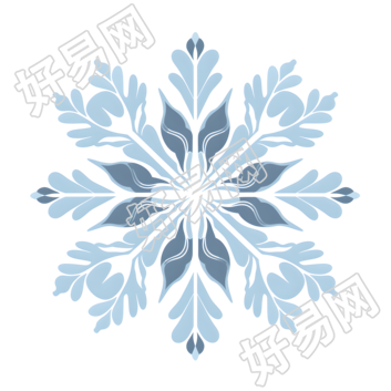 雪花矢量素材插画