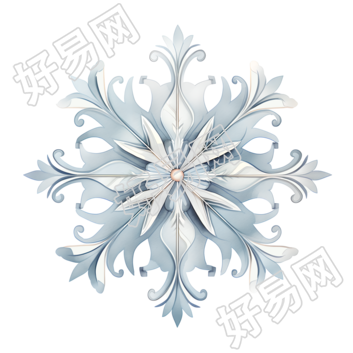 雪花素材设计元素