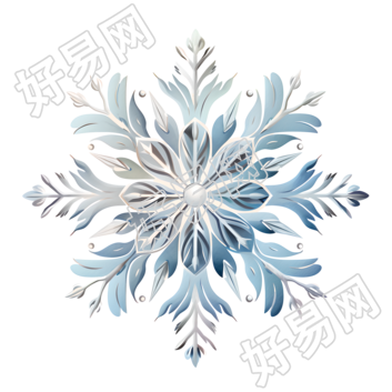 雪花创意设计插图