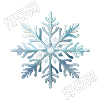 雪花矢量图素材