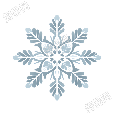 雪花商业设计元素