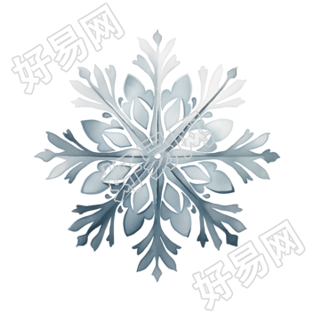 雪花矢量图素材