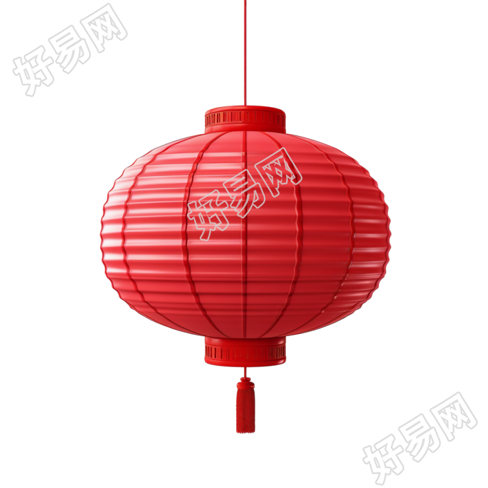 3D红灯笼商业设计元素