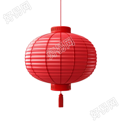 3D红灯笼商业设计元素