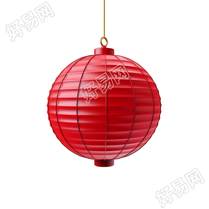 3D红灯笼商业设计元素