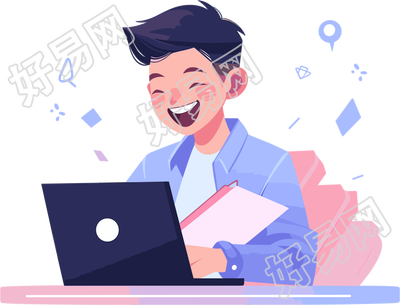 快乐学习创意设计元素PNG