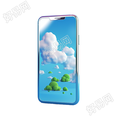 3D智能手机PNG素材