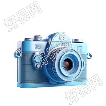 3D相机插画素材