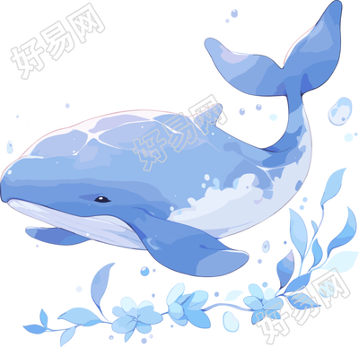 鲸鱼高清透明PNG素材