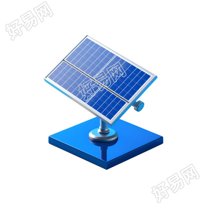 3D新能源太阳板插图