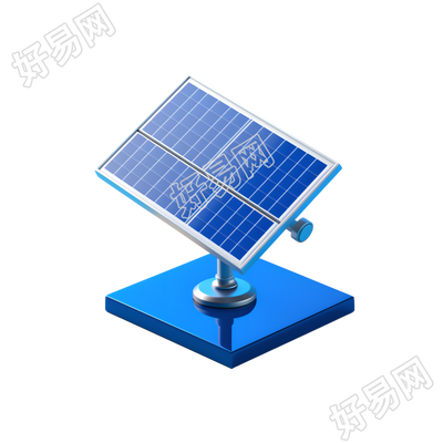 3D新能源太阳板插图