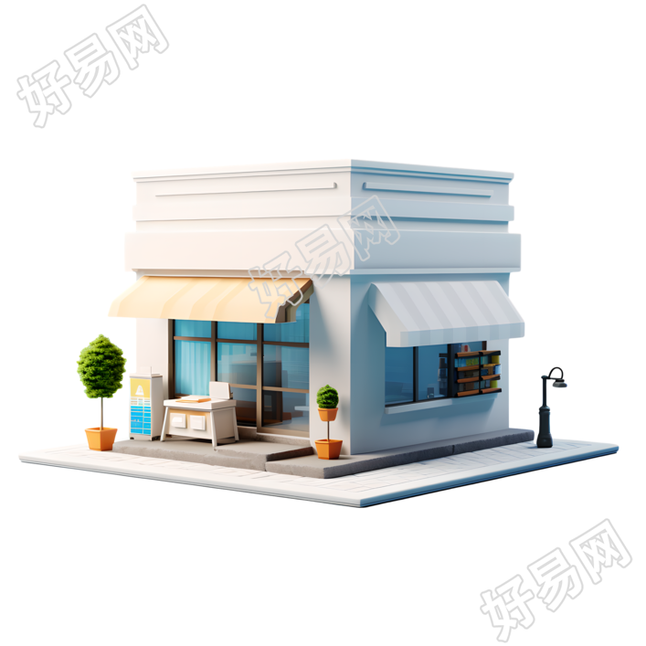 3D购物小店创意设计素材