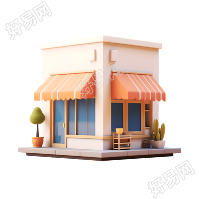 3D购物小店简单设计元素