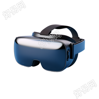 VR眼镜3D简约插画
