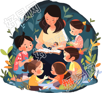 欢乐阅读创意设计素材