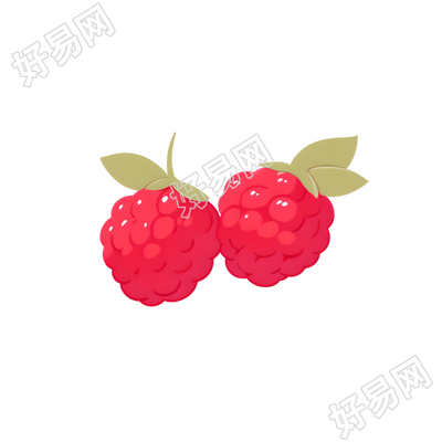树莓透明背景素材