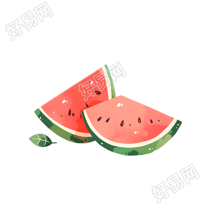 西瓜商业设计元素