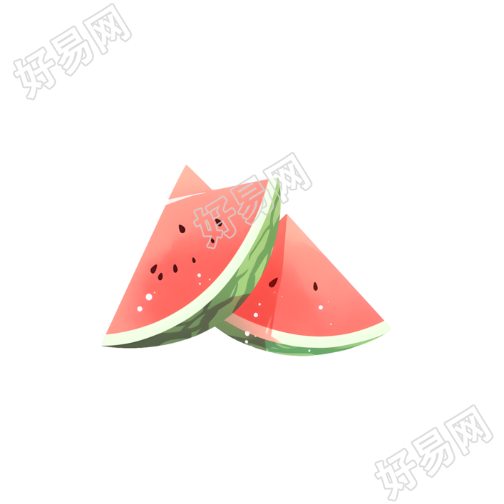 西瓜商业插图