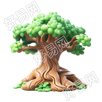 卡通大树创意商业设计素材