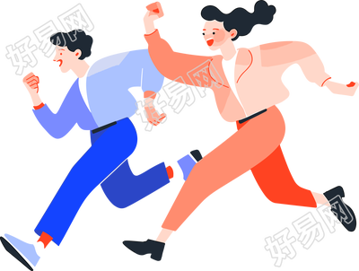 商务人士奔跑商用素材