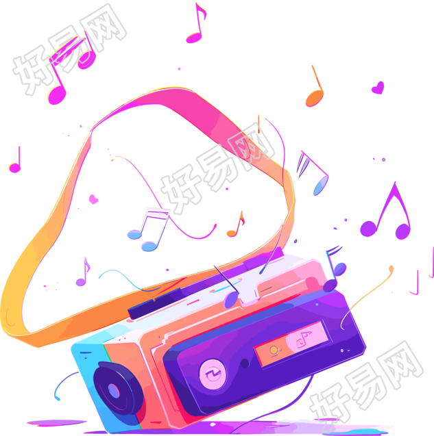 音响简洁美观PNG图形素材