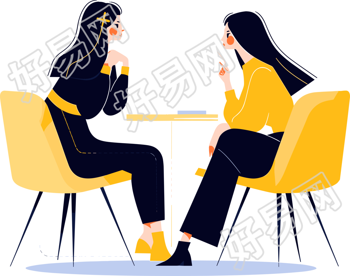 职场女生简洁风格素材