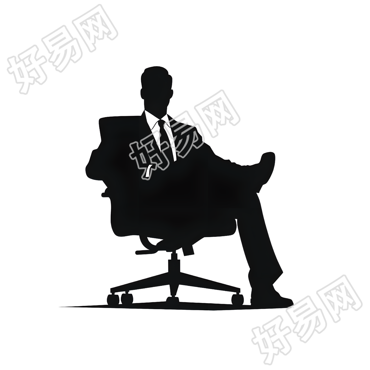 人物剪影商业创意插图