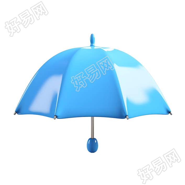 3D雨伞创意设计图形素材