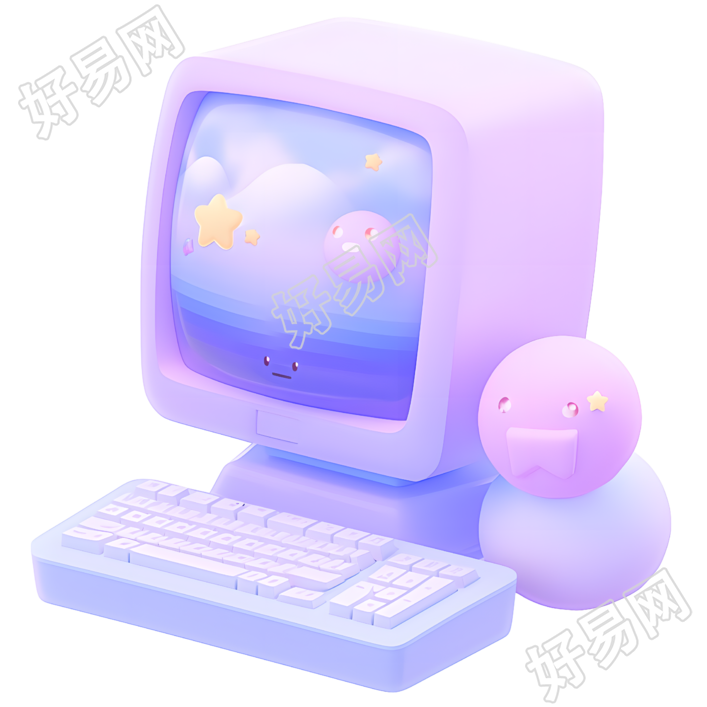 3D电脑图标可商用插画设计