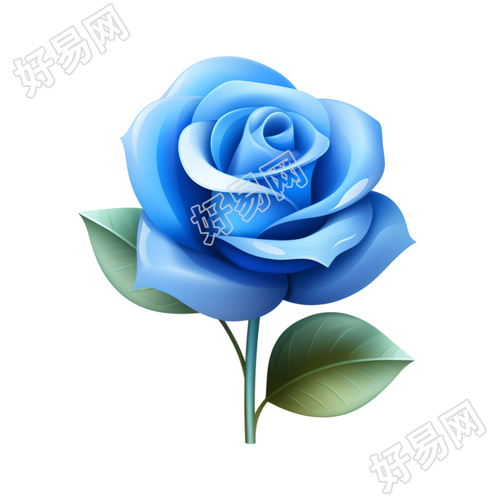 可爱3D花卉素材