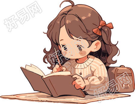 儿童阅读可商用插画