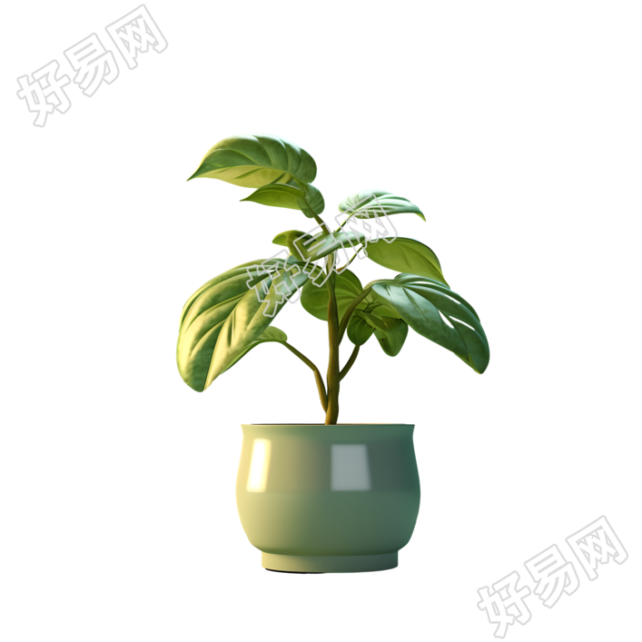 3D植物透明背景插图