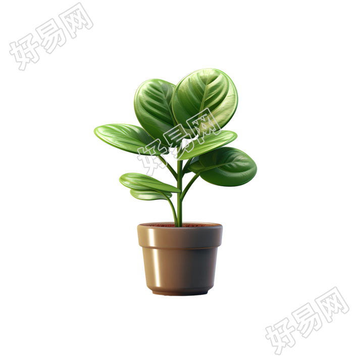 植物3D模型PNG图形素材