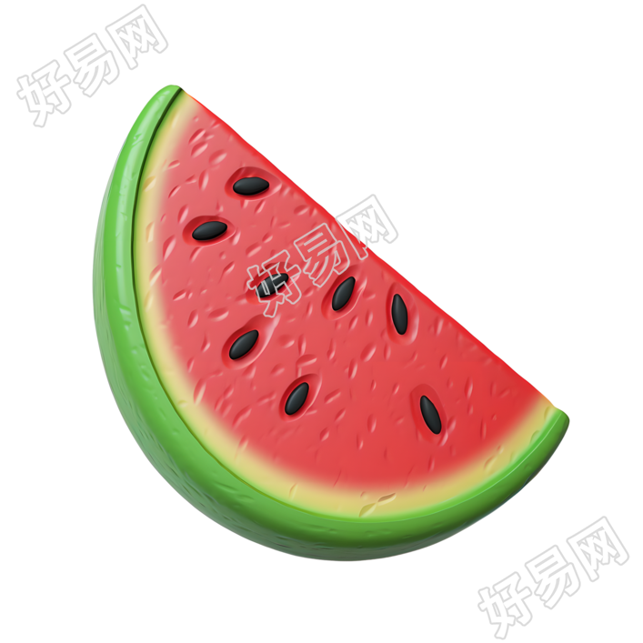 3D水果美味西瓜元素