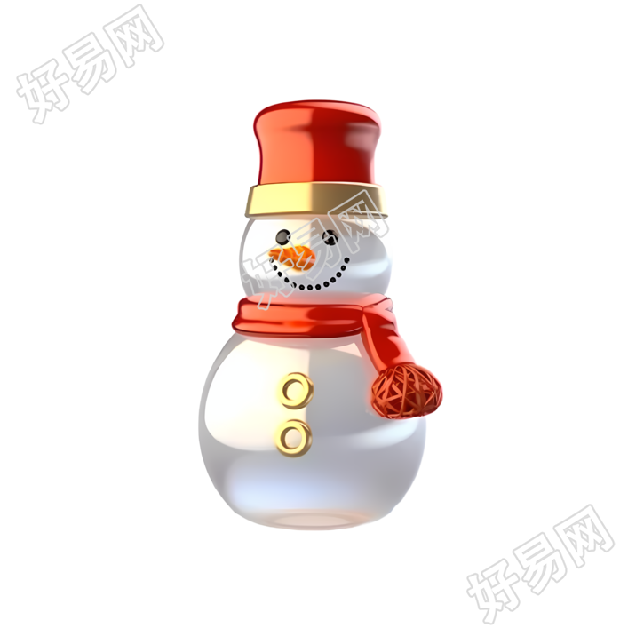 圣诞雪人萌萌哒元素