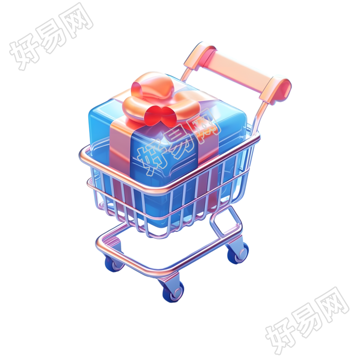 购物车创意设计插图