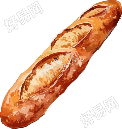 早餐面包创意设计高清PNG素材