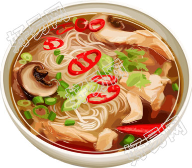 精美的鸡汤面插图