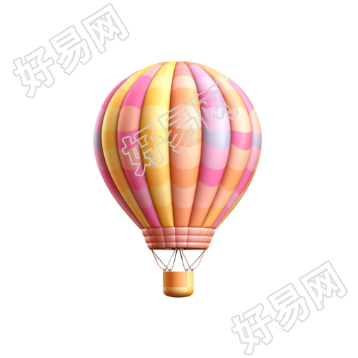 热气球3D卡通玩偶插图
