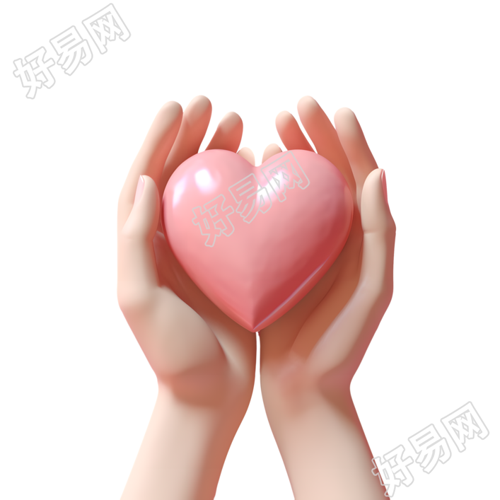 手捧爱心健康行业插图