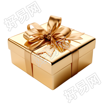 3D礼盒美丽图形设计元素