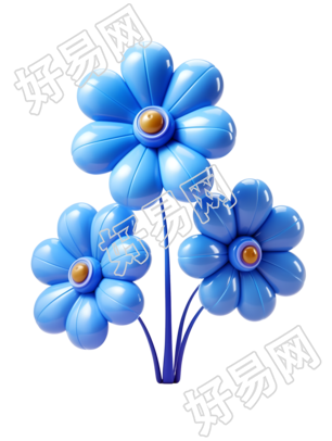 创意设计鲜艳气球图形素材